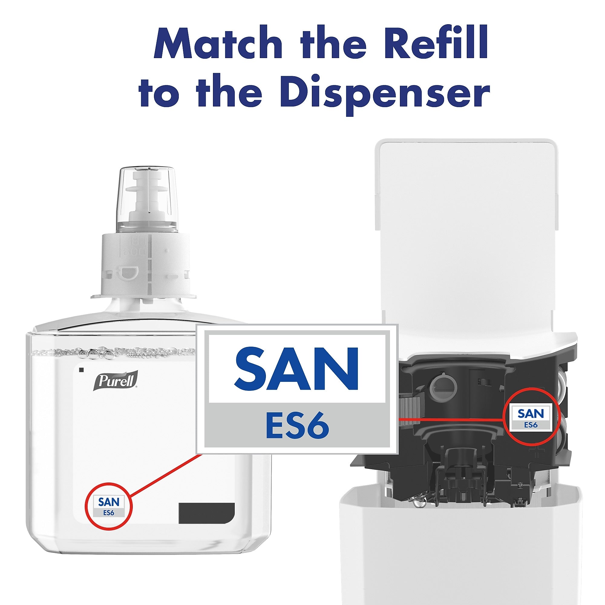 PURELL Advanced Hand Sanitizer Foam Refill for PURELL ES6 Automatic Dispenser, 1200 mL, 2/CT