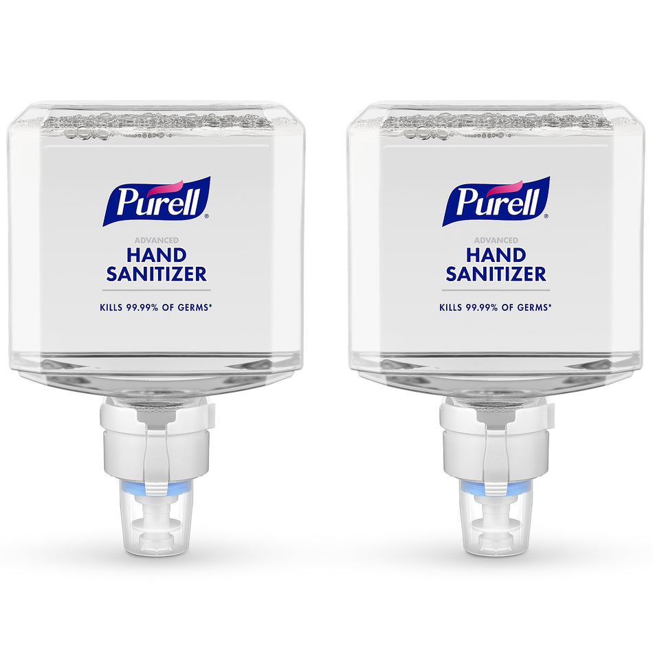 PURELL Advanced Hand Sanitizer Foam Refill for PURELL ES8 Automatic Dispenser, 1200 mL, 2/Carton