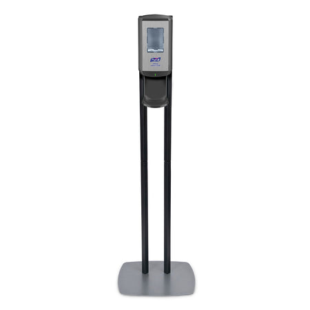 PURELL CS6 Automatic Floor Stand Hand Sanitizer Dispenser, Black/Chrome