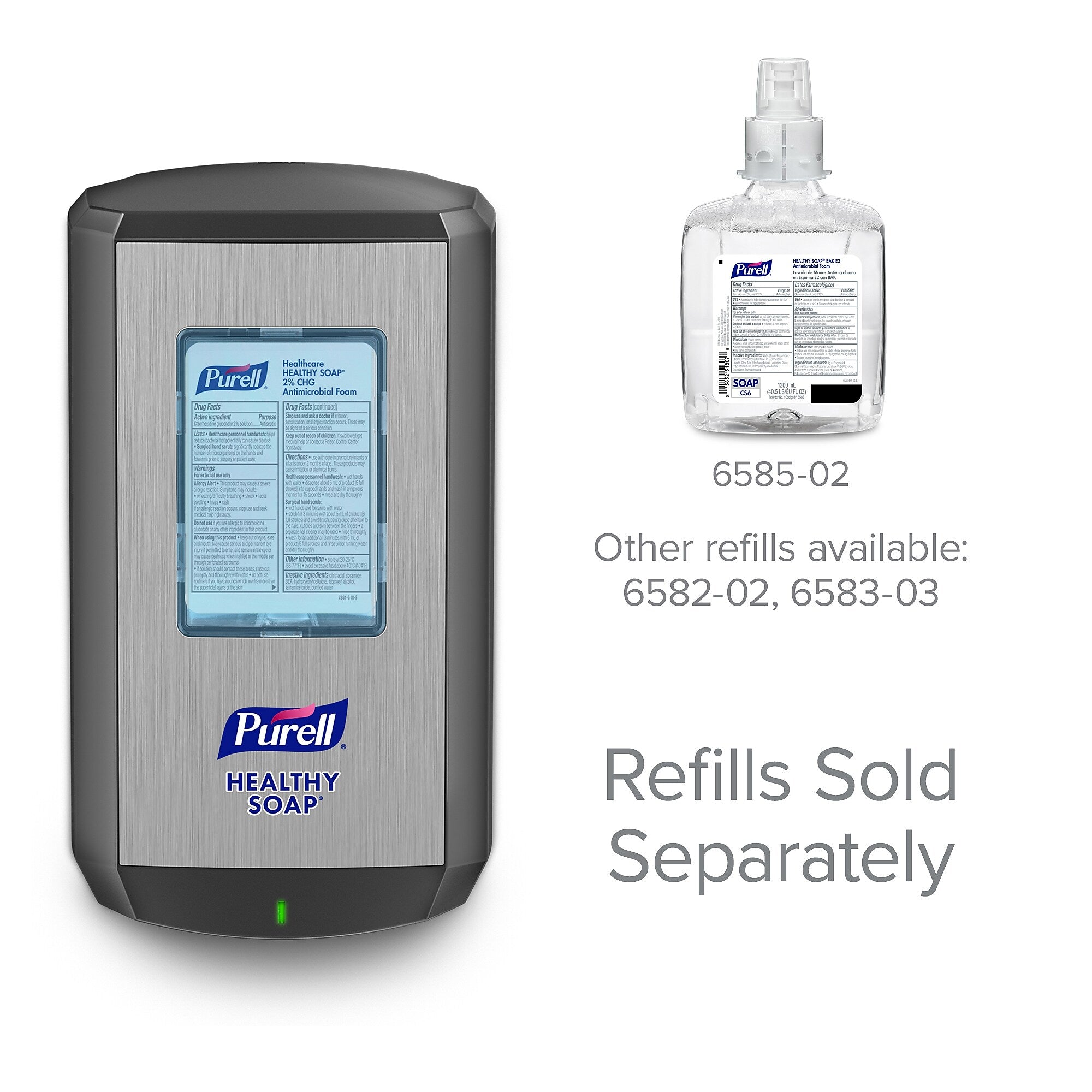 PURELL CS6 Automatic Wall Mounted Hand Soap Dispenser, Graphite