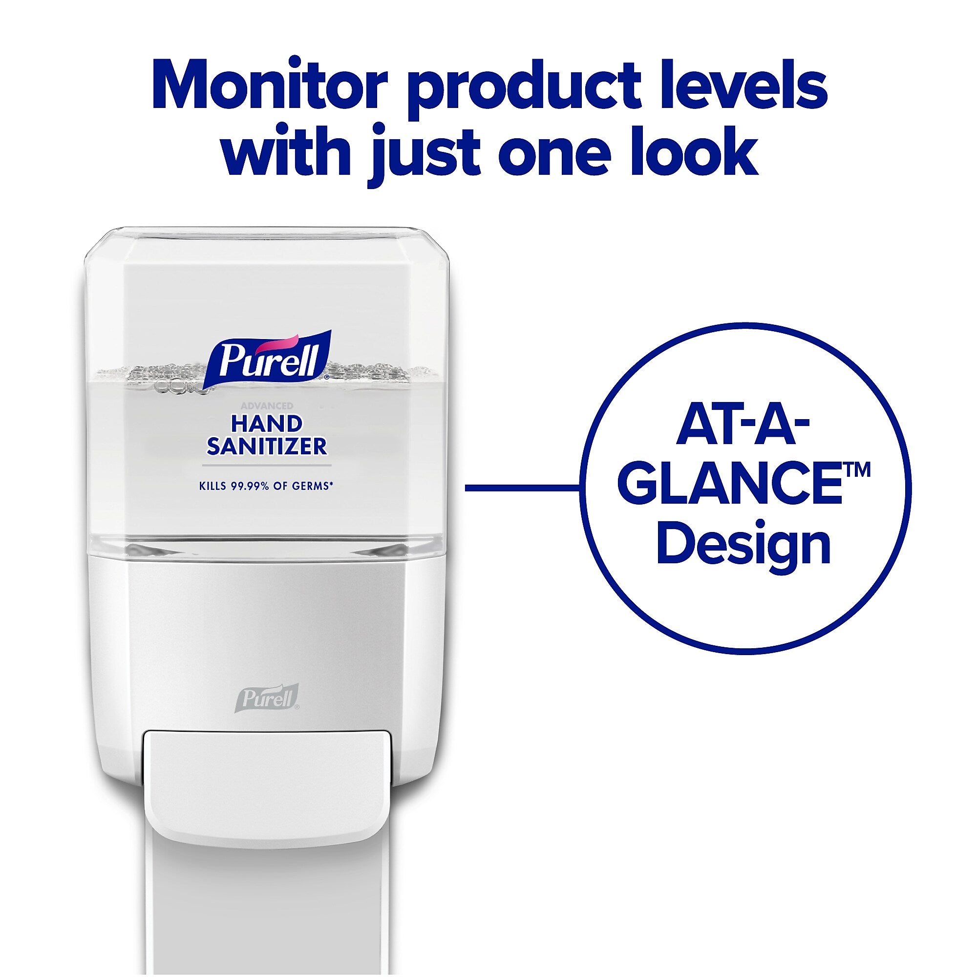 PURELL ES 4 Wall Mounted Hand Sanitizer Dispenser, White