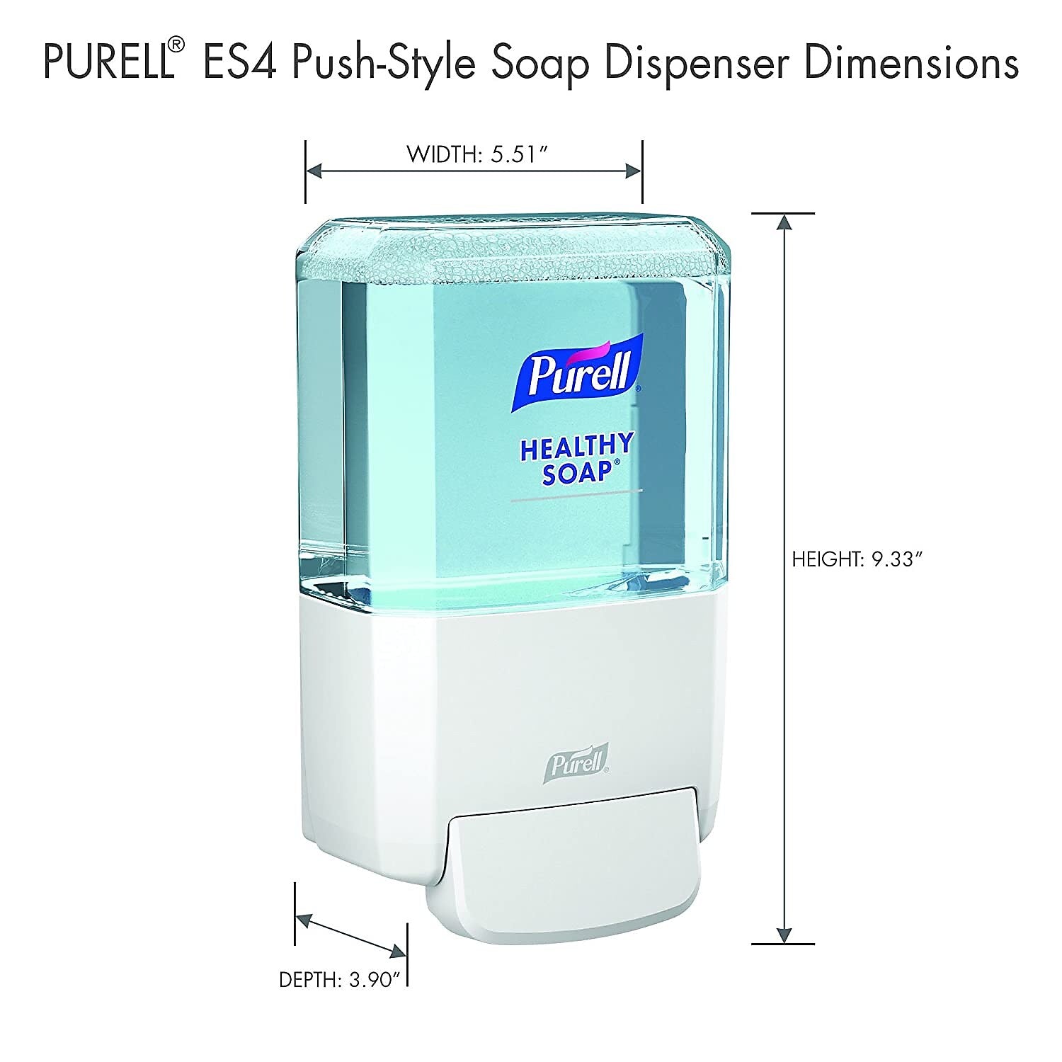 PURELL ES 4 Wall Mounted Hand Soap Dispenser, White