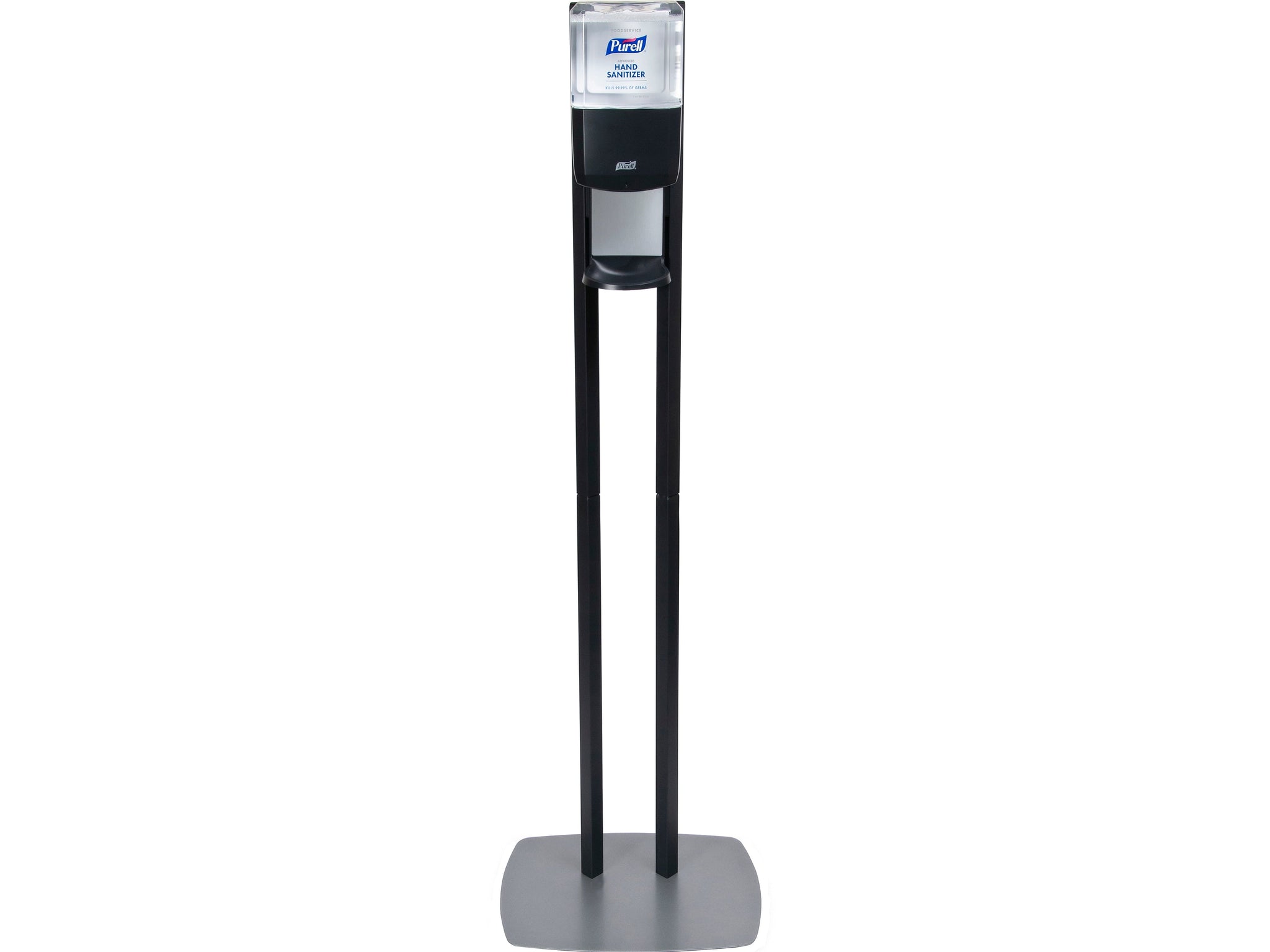 PURELL ES 6 Automatic Floor Stand Hand Sanitizer Dispenser, Graphite/Black