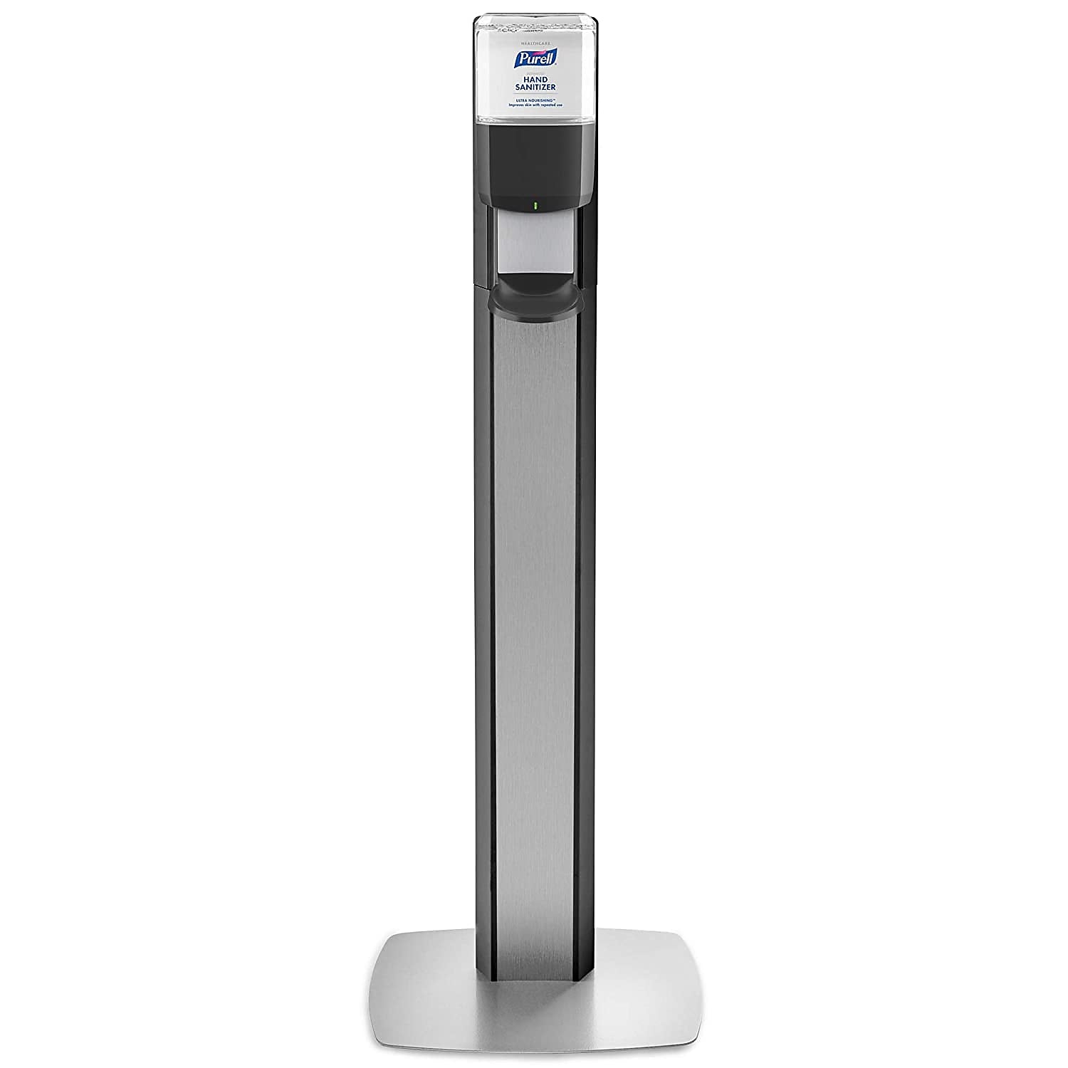 PURELL ES 6 Automatic Floor Stand Hand Sanitizer Dispenser, Silver/Graphite