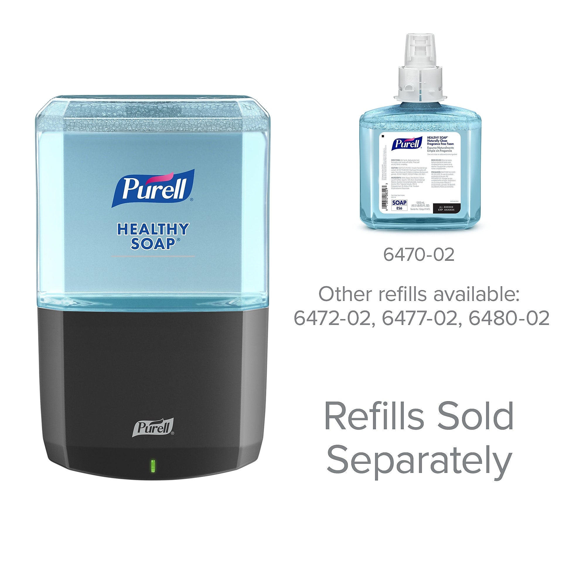 PURELL ES 6 Automatic Wall Mounted Hand Soap Dispenser, Graphite