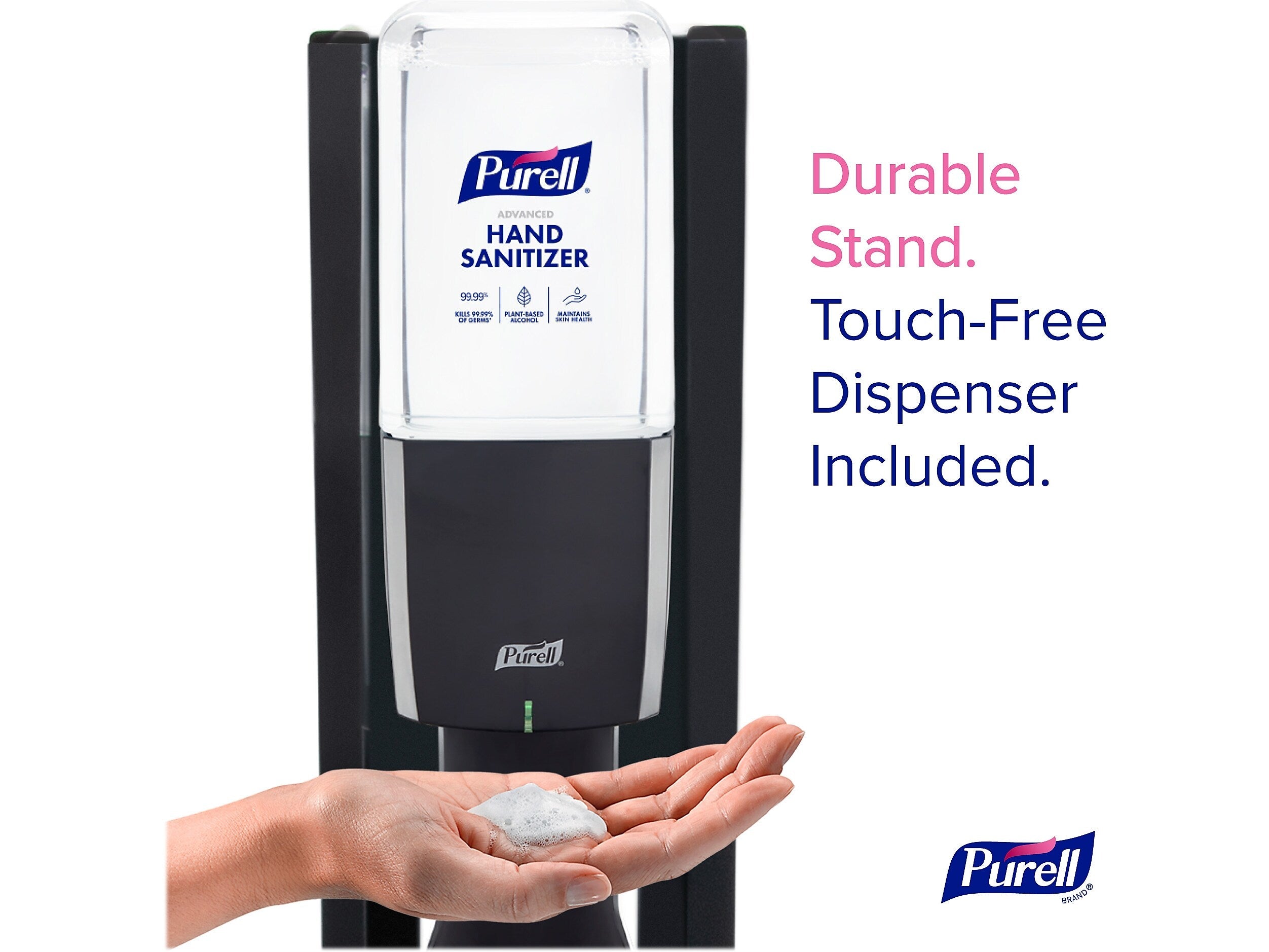 PURELL ES10 Automatic Floor Stand Hand Sanitizer Dispenser, Graphite