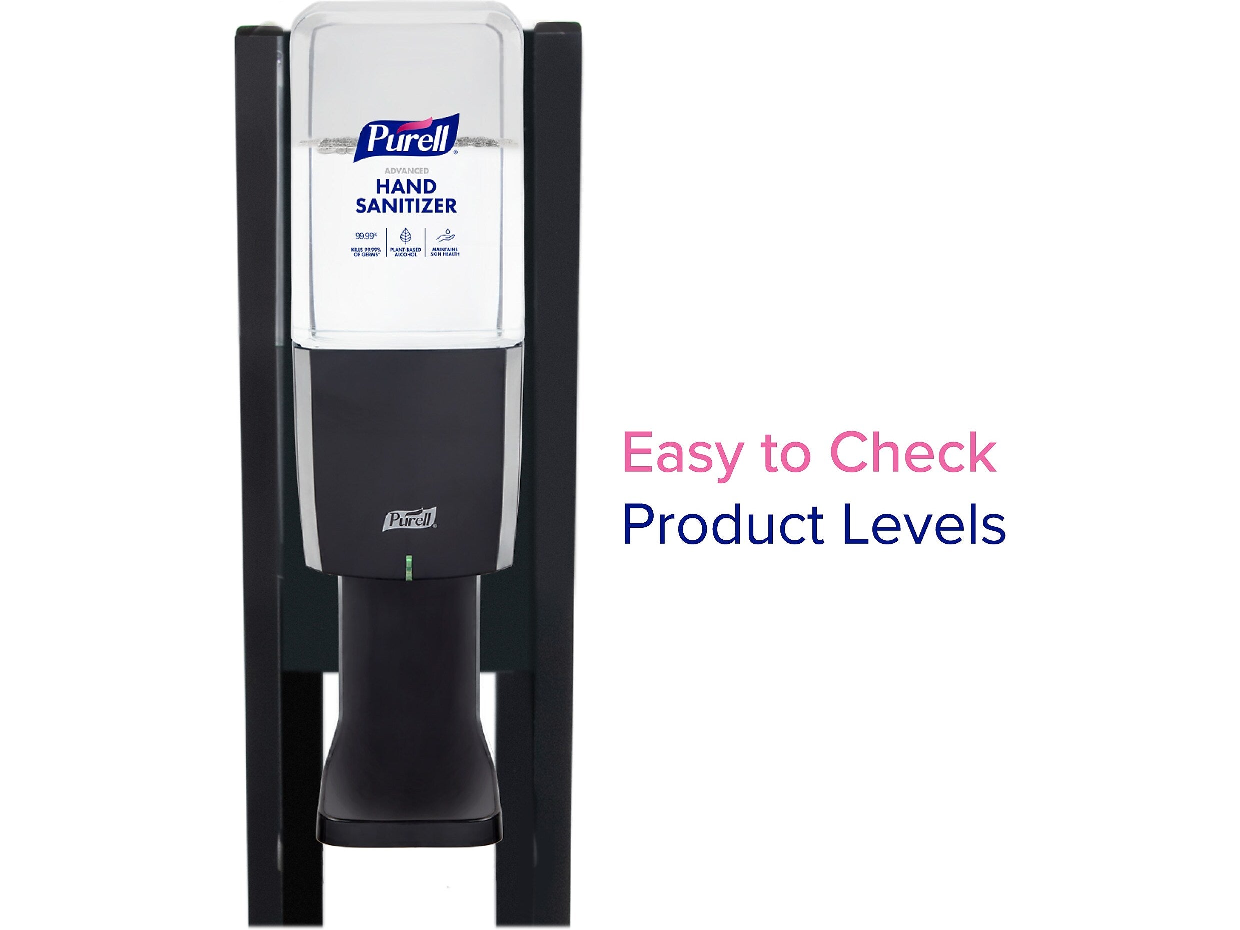 PURELL ES10 Automatic Floor Stand Hand Sanitizer Dispenser, Graphite