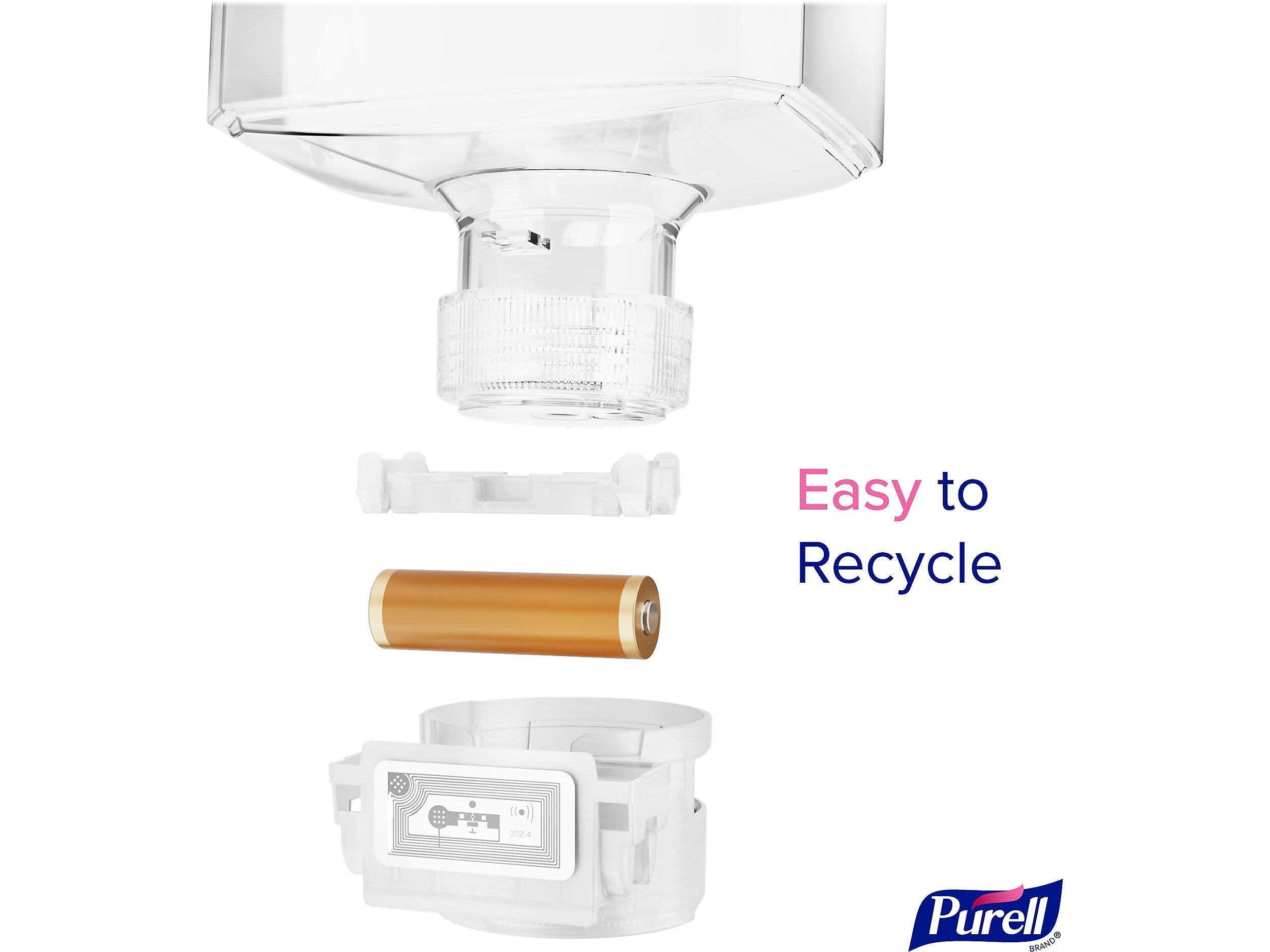PURELL ES10 Automatic Wall-Mounted Hand Sanitizer Dispenser, Graphite