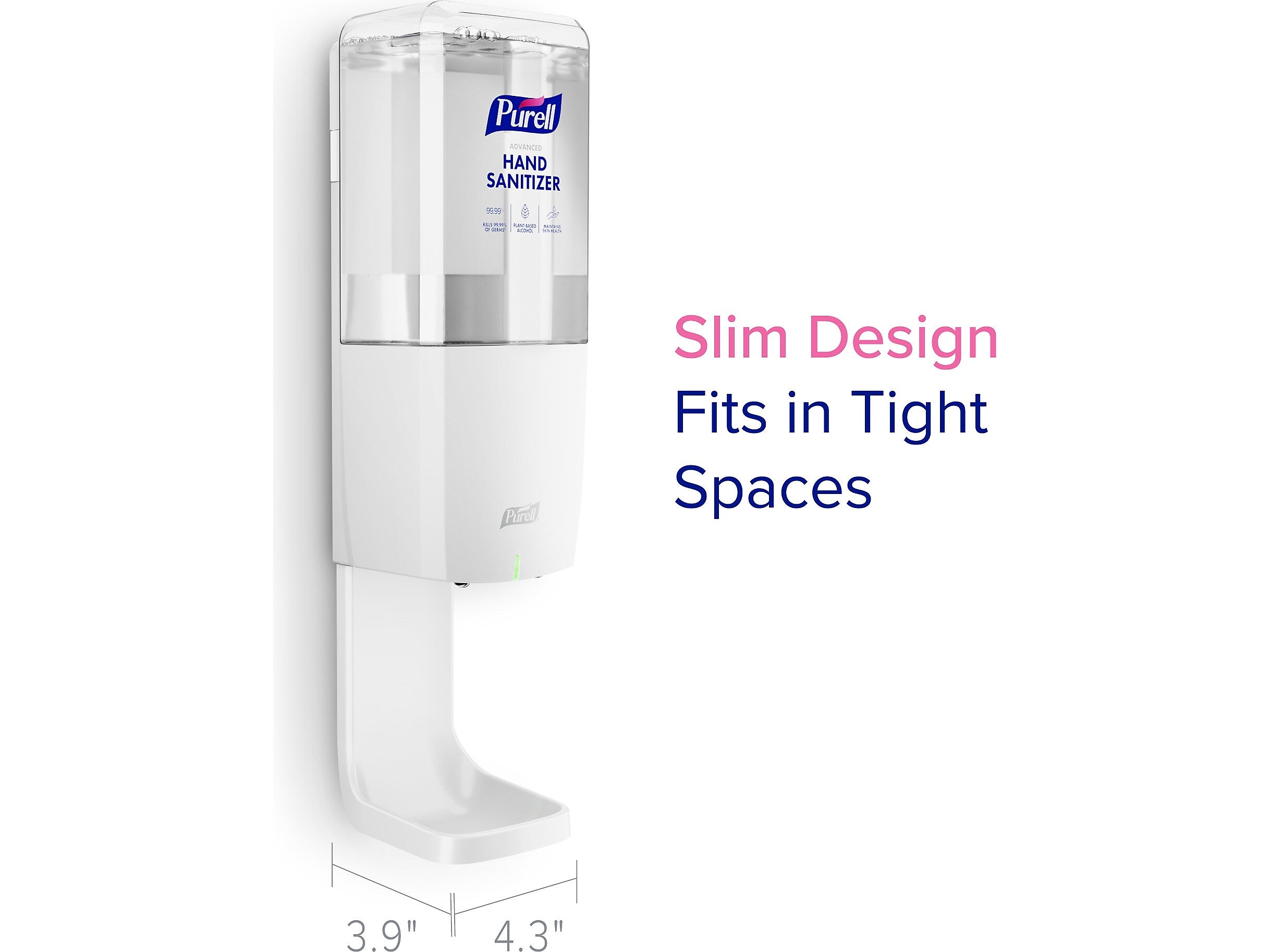 PURELL ES10 Automatic Wall-Mounted Hand Sanitizer Dispenser, White