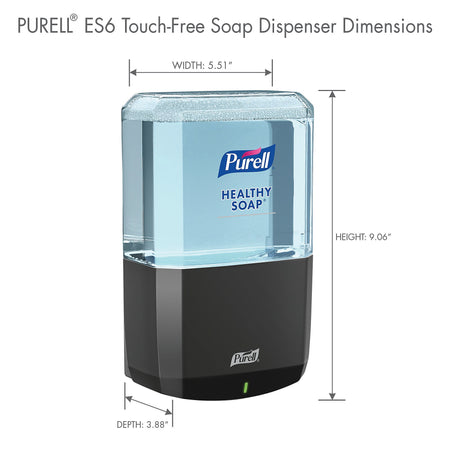 PURELL ES6 Automatic Wall Mounted Hand Soap Dispenser, Graphite