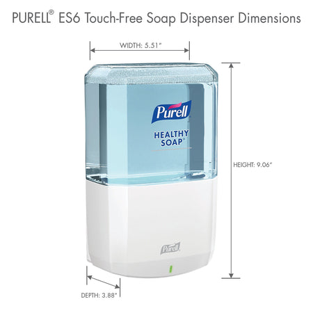 PURELL ES6 Automatic Wall Mounted Hand Soap Dispenser, White