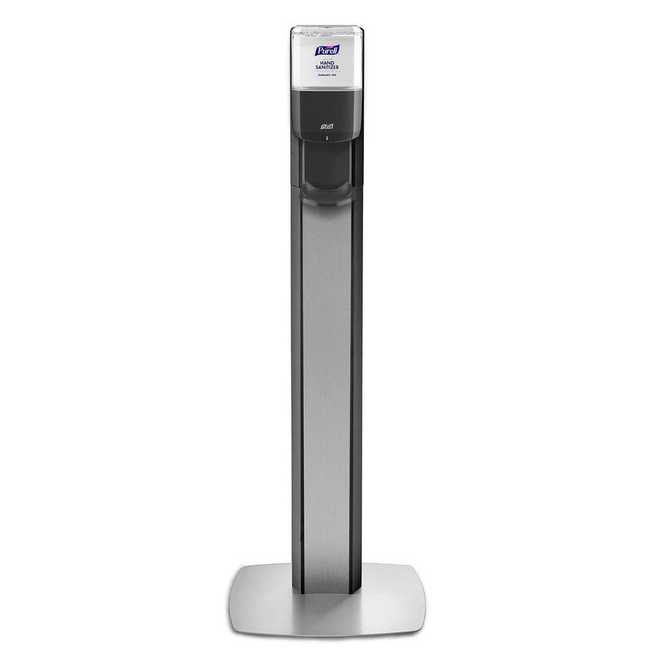 PURELL ES8 Automatic Floor Stand Hand Sanitizer Dispenser, Silver/Graphite