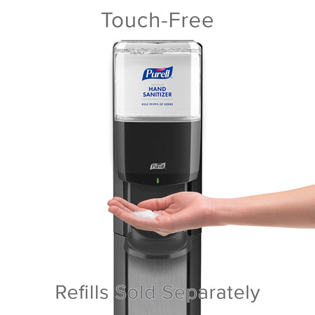 PURELL ES8 Automatic Floor Stand Hand Sanitizer Dispenser, Silver/Graphite