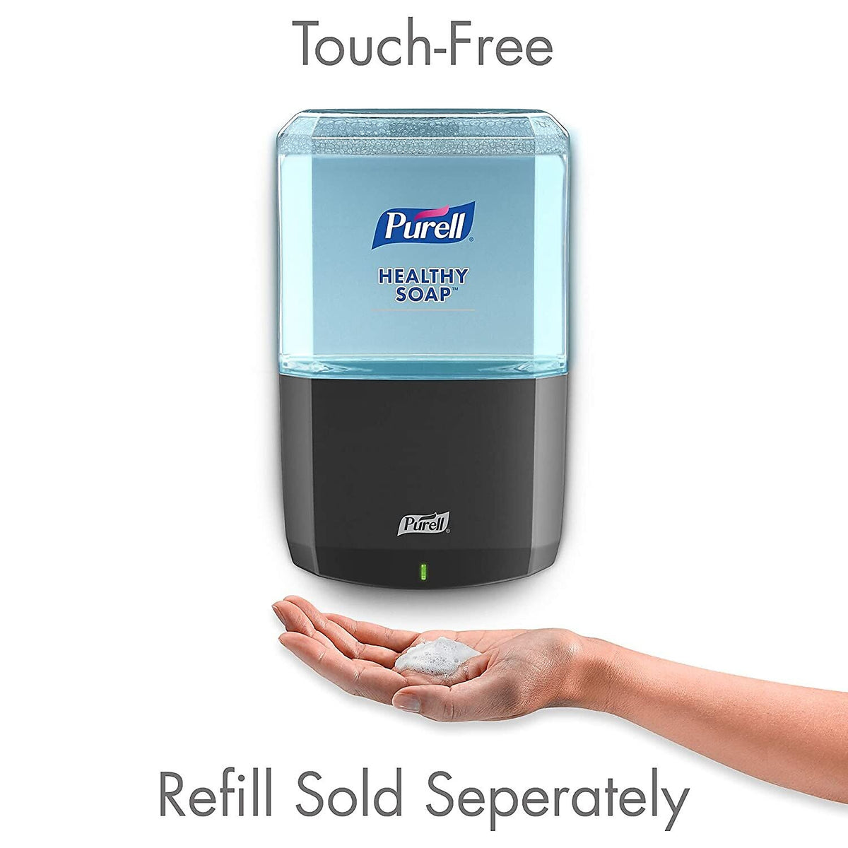 PURELL ES8 Automatic Wall Mounted Hand Soap Dispenser, Black