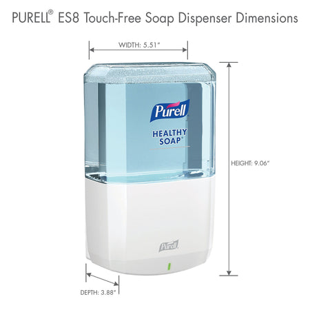 PURELL ES8 Automatic Wall Mounted Hand Soap Dispenser, White