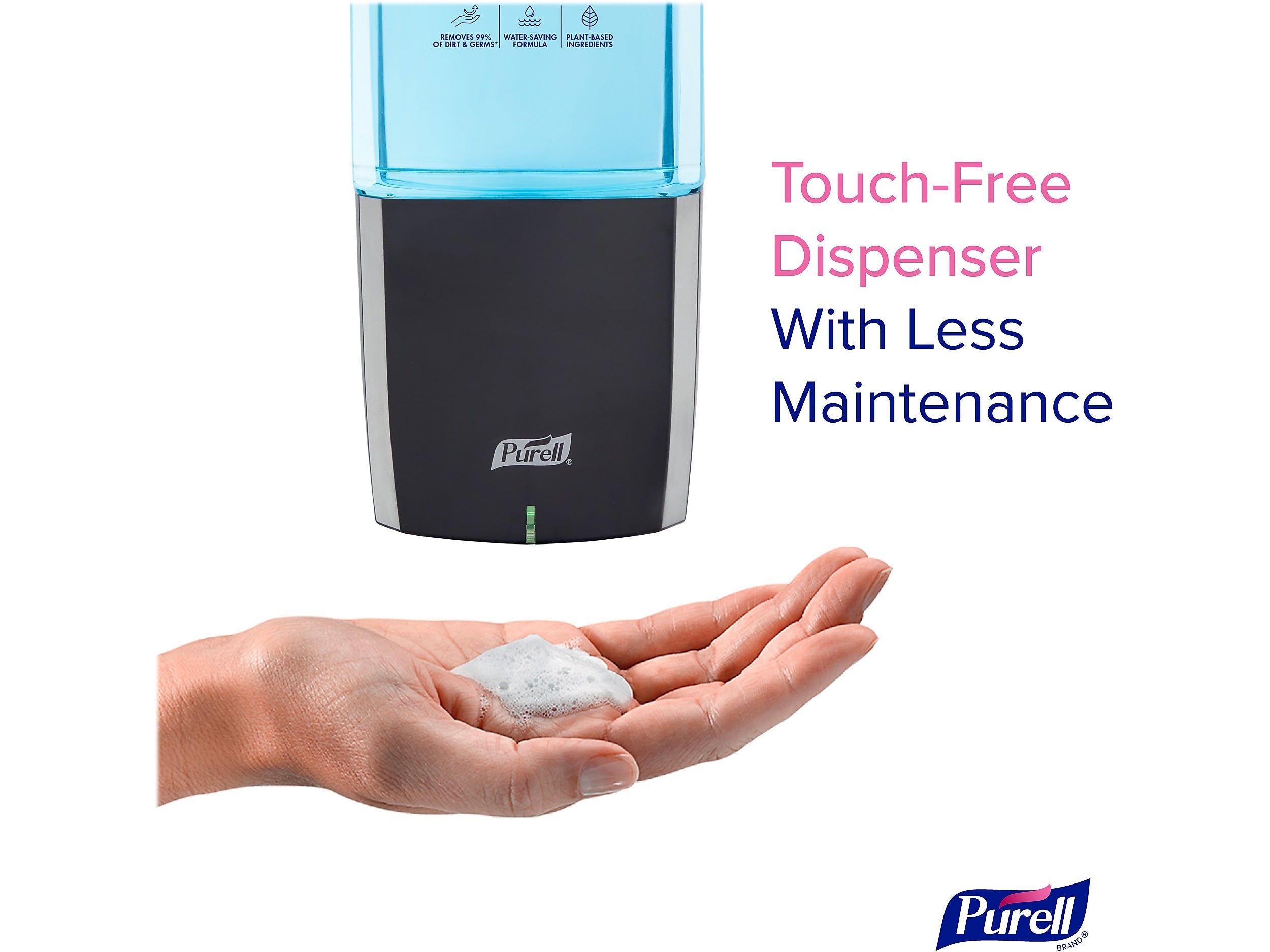 PURELL Healthy Soap ES10 Automatic Wall-Mounted Hand Soap Dispenser, Graphite