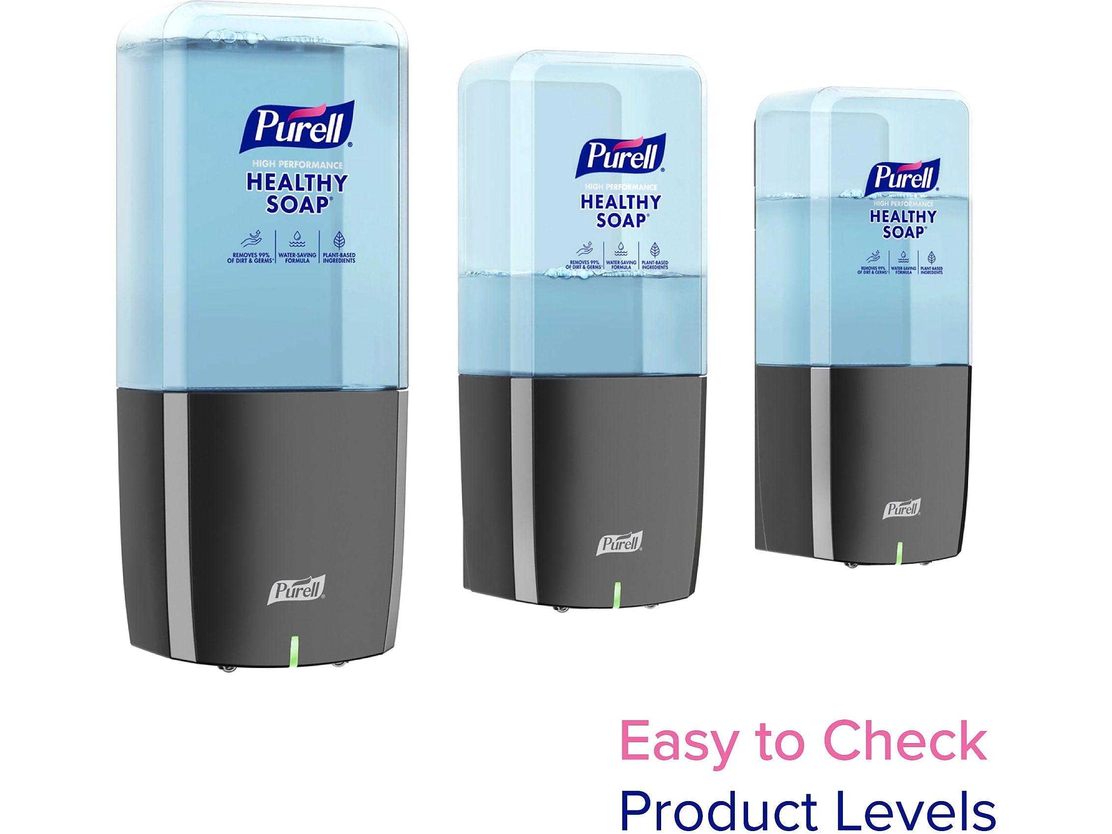 PURELL Healthy Soap ES10 Automatic Wall-Mounted Hand Soap Dispenser, Graphite