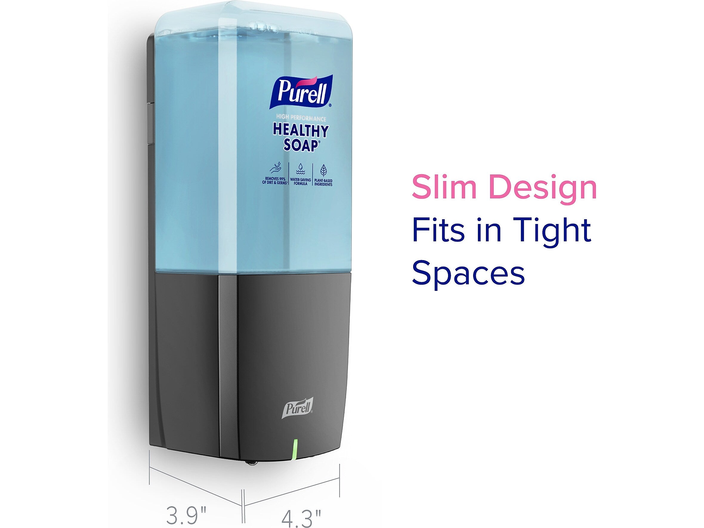 PURELL Healthy Soap ES10 Automatic Wall-Mounted Hand Soap Dispenser, Graphite
