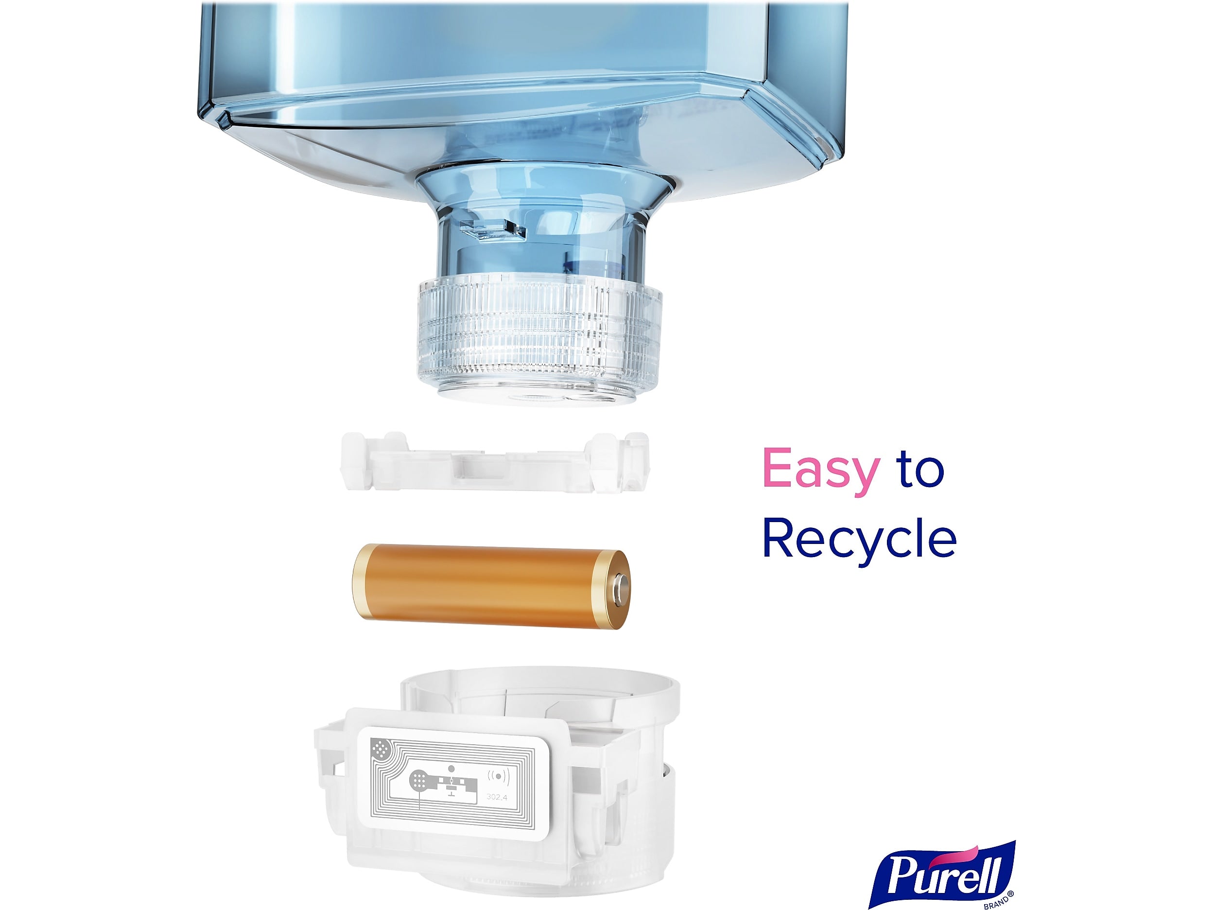 PURELL Healthy Soap ES10 Automatic Wall-Mounted Hand Soap Dispenser, Graphite
