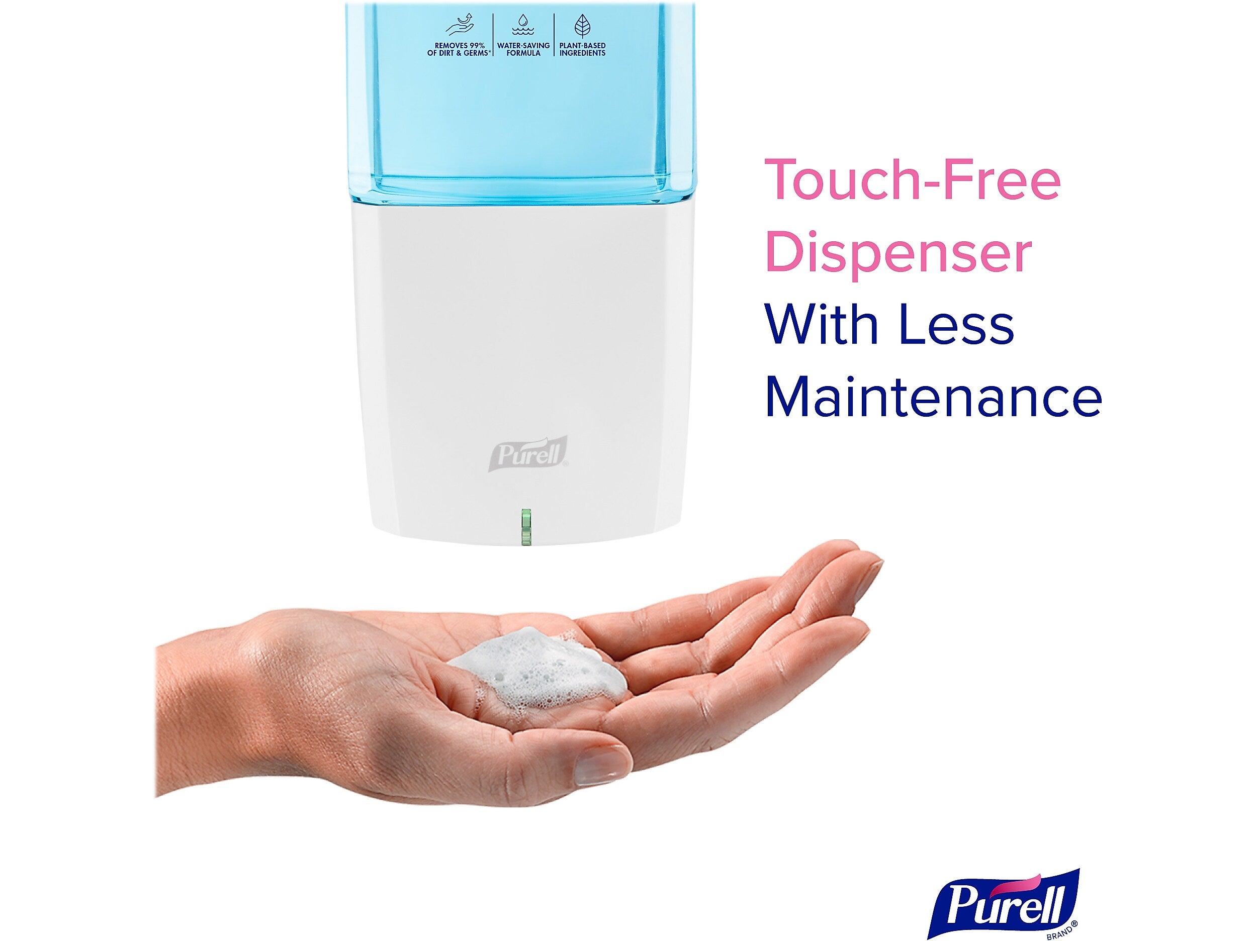 PURELL Healthy Soap ES10 Automatic Wall-Mounted Hand Soap Dispenser, White