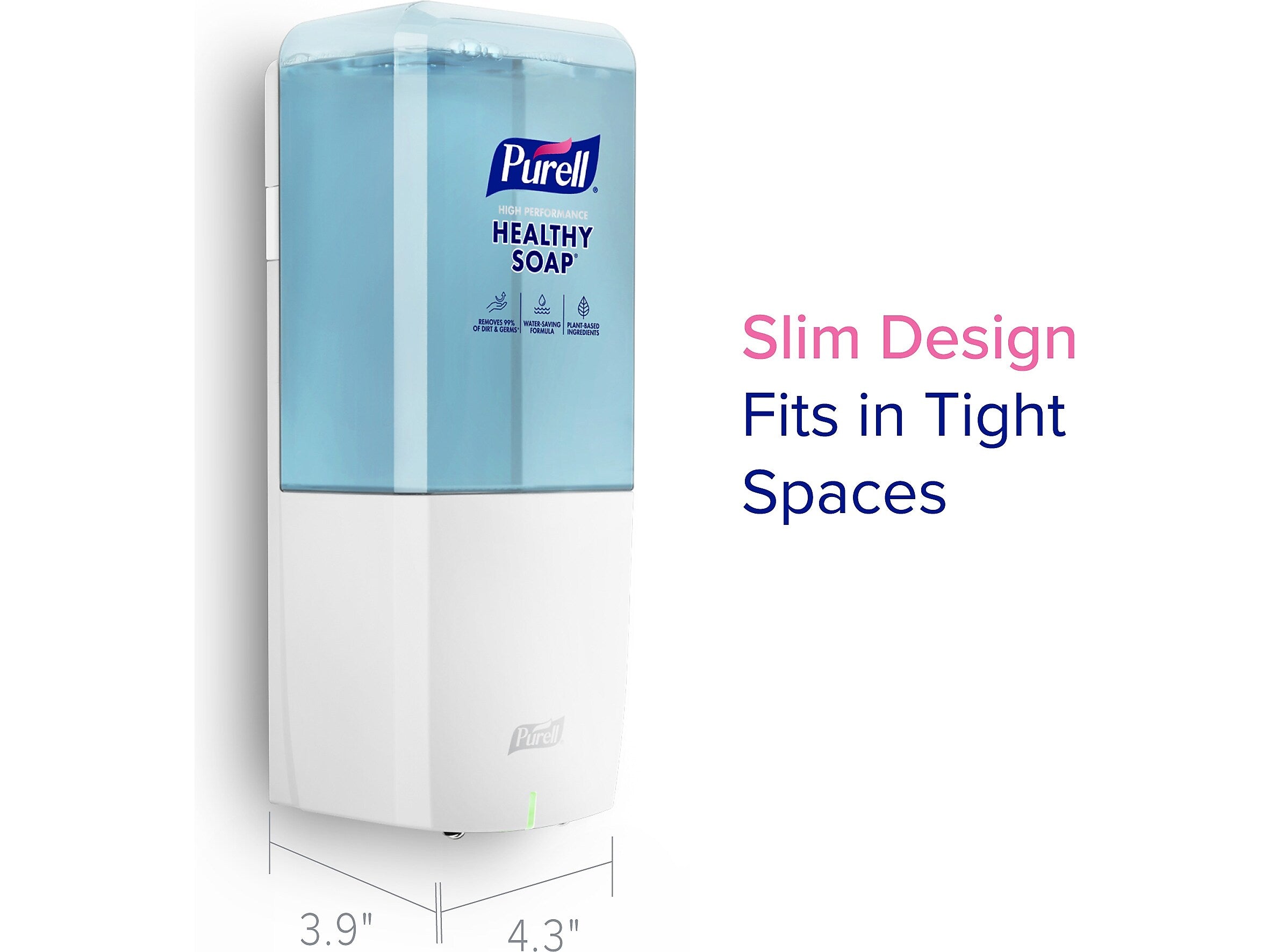 PURELL Healthy Soap ES10 Automatic Wall-Mounted Hand Soap Dispenser, White