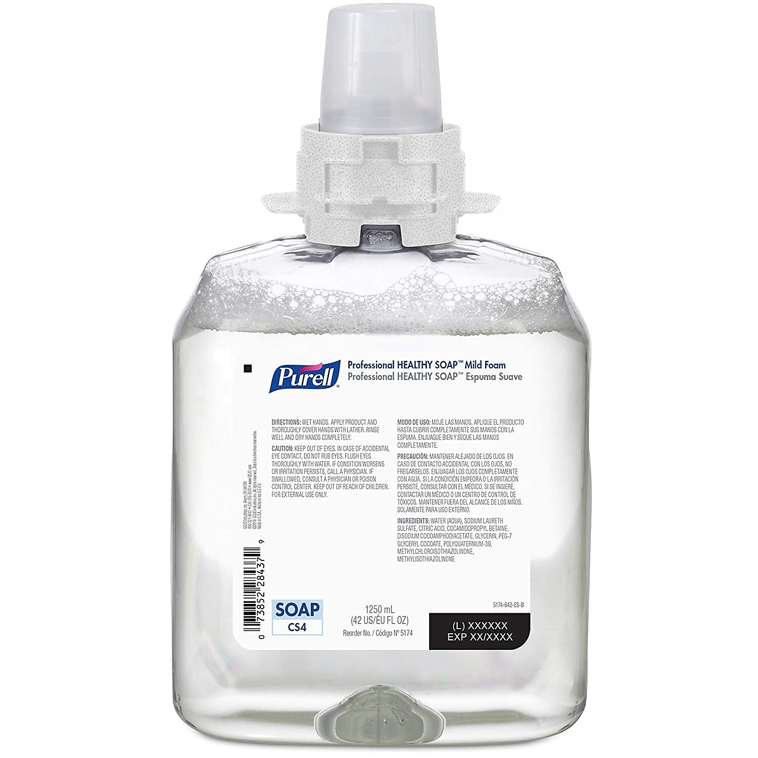 PURELL Healthy Soap Foaming Hand Soap Refill for CS CS4 Dispenser, 4/Carton