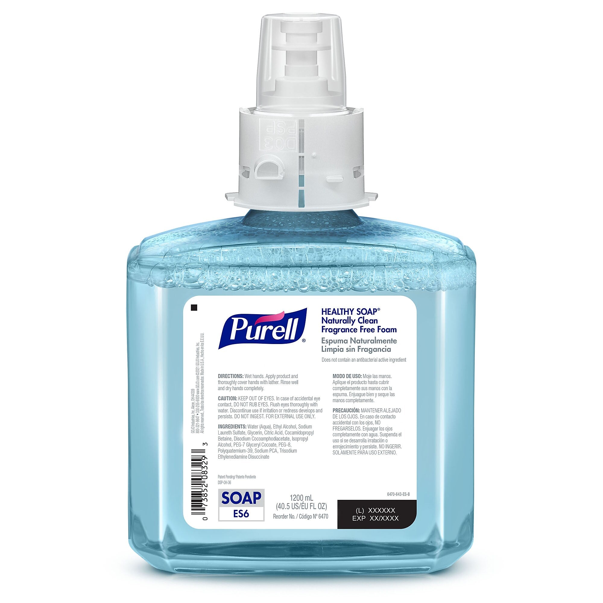 Purell Healthy Soap Foaming Hand Soap Refill for ES ES6 Dispenser, 2/Carton