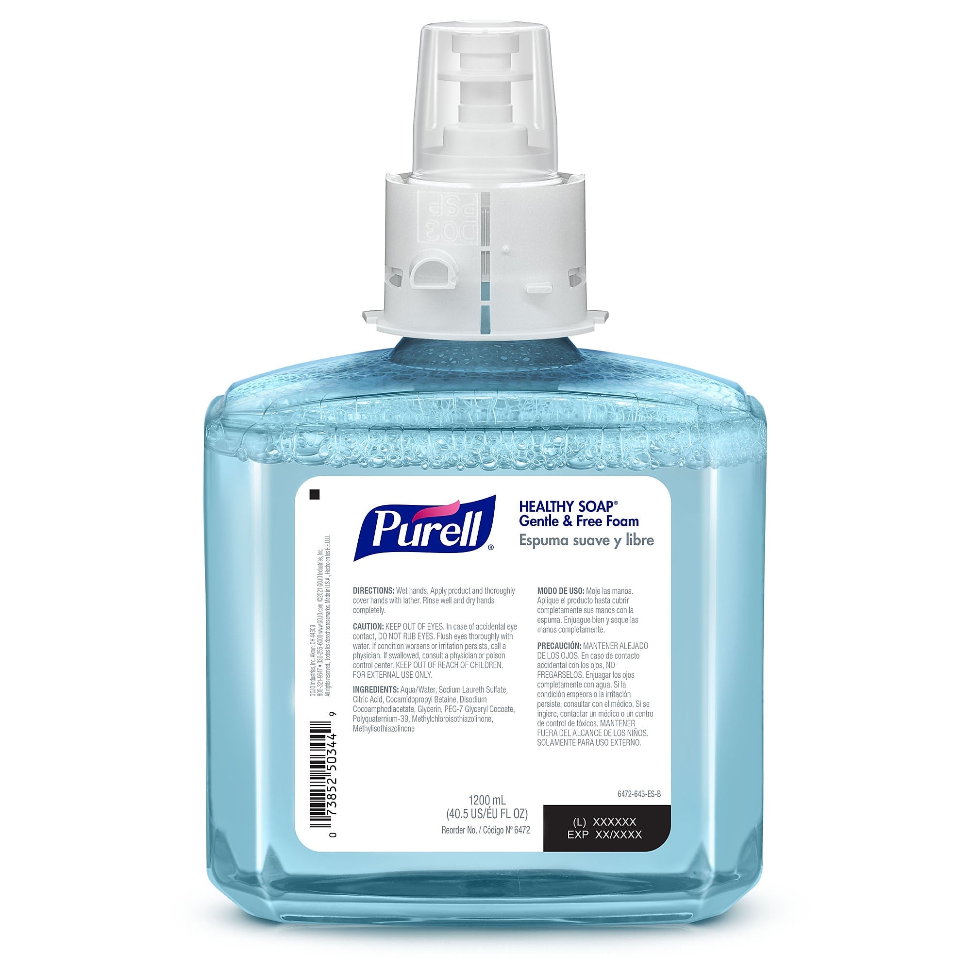 PURELL HEALTHY SOAP Foaming Hand Soap Refill for ES6 Dispenser, 2/Carton