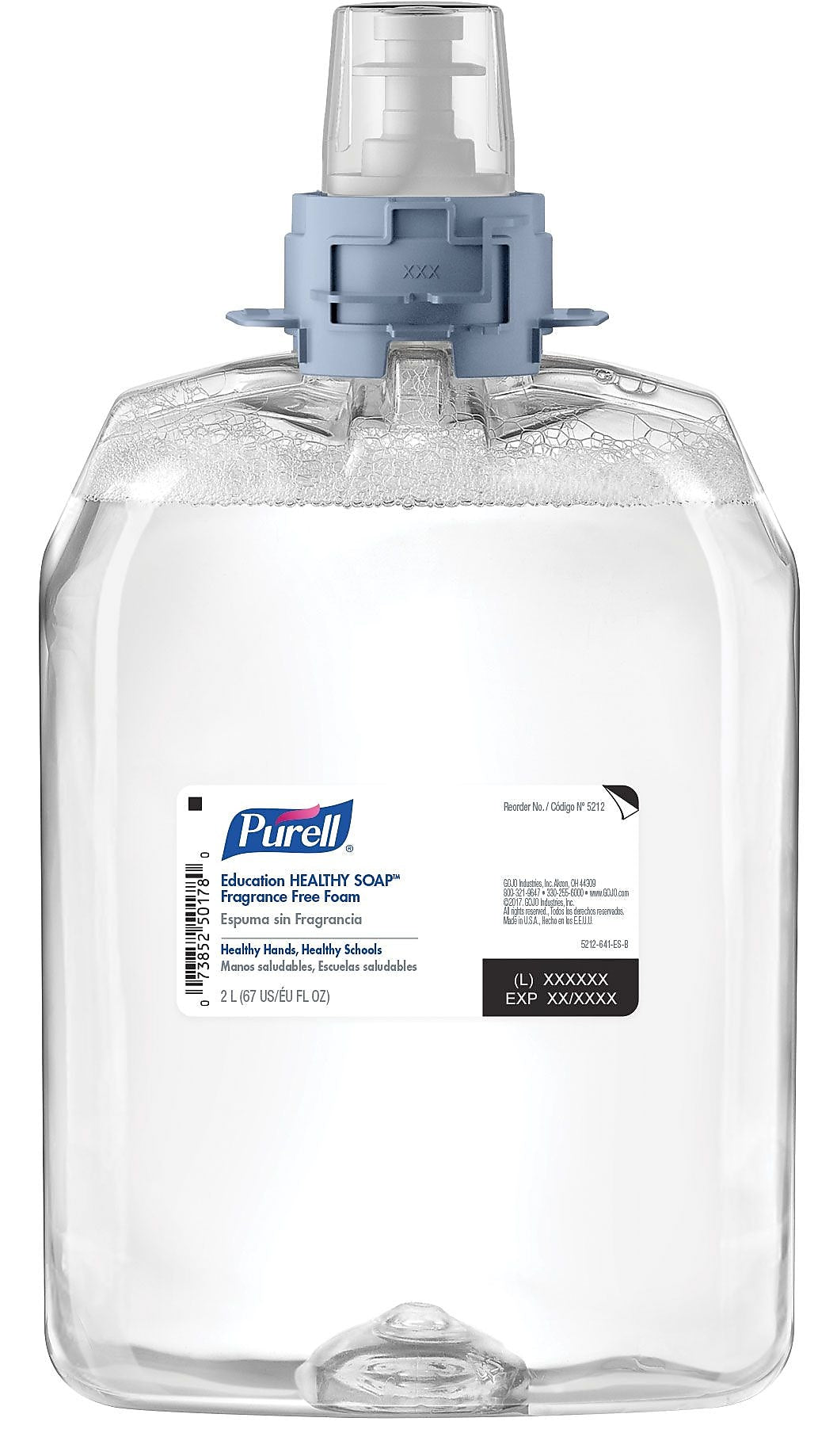 PURELL HEALTHY SOAP Foaming Hand Soap Refill for FMX 20 Dispenser, 2000 ml., 2/Carton