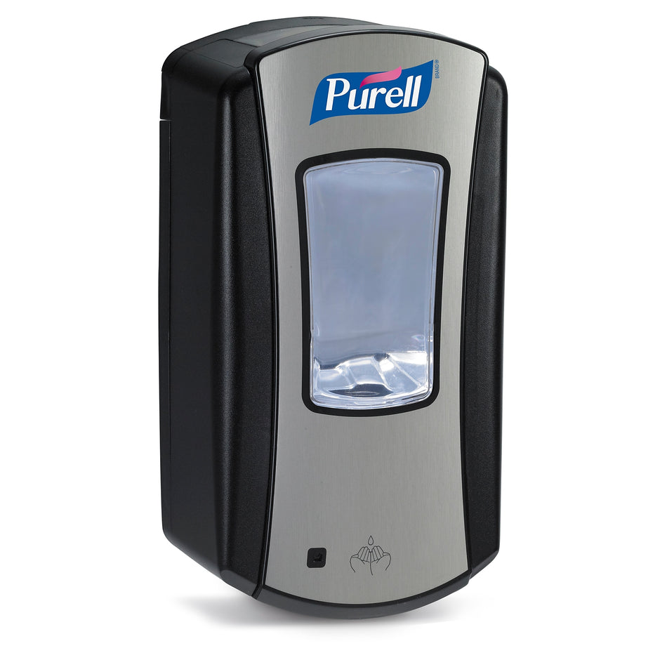 PURELL LTX 12 Automatic Wall Mounted Hand Sanitizer Dispenser, Chrome/Black