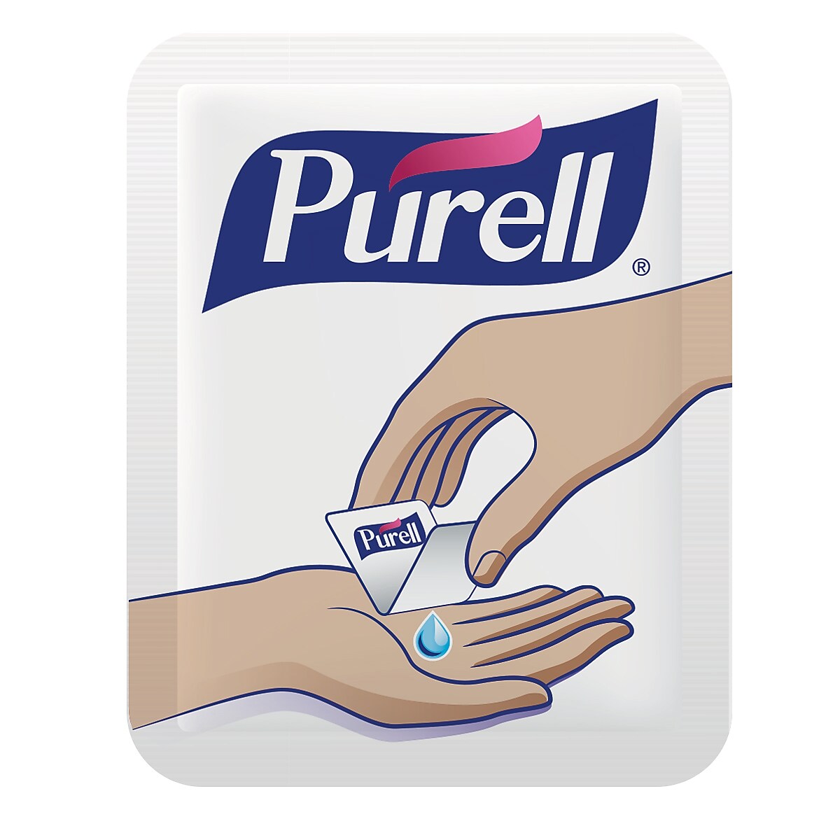 PURELL SINGLES 70% Alcohol Gel Hand Sanitizer, 2,000/Carton