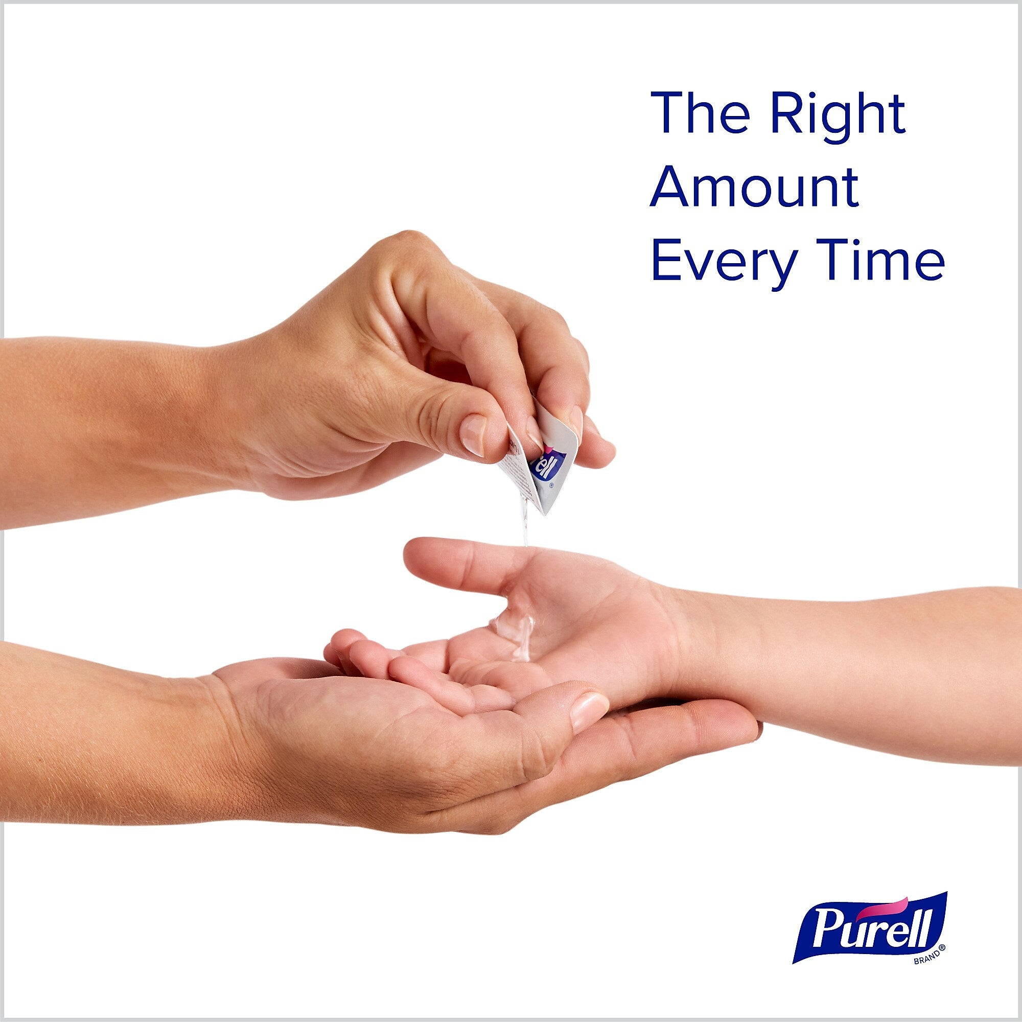 PURELL SINGLES 70% Alcohol Gel Hand Sanitizer, 2,000/Carton