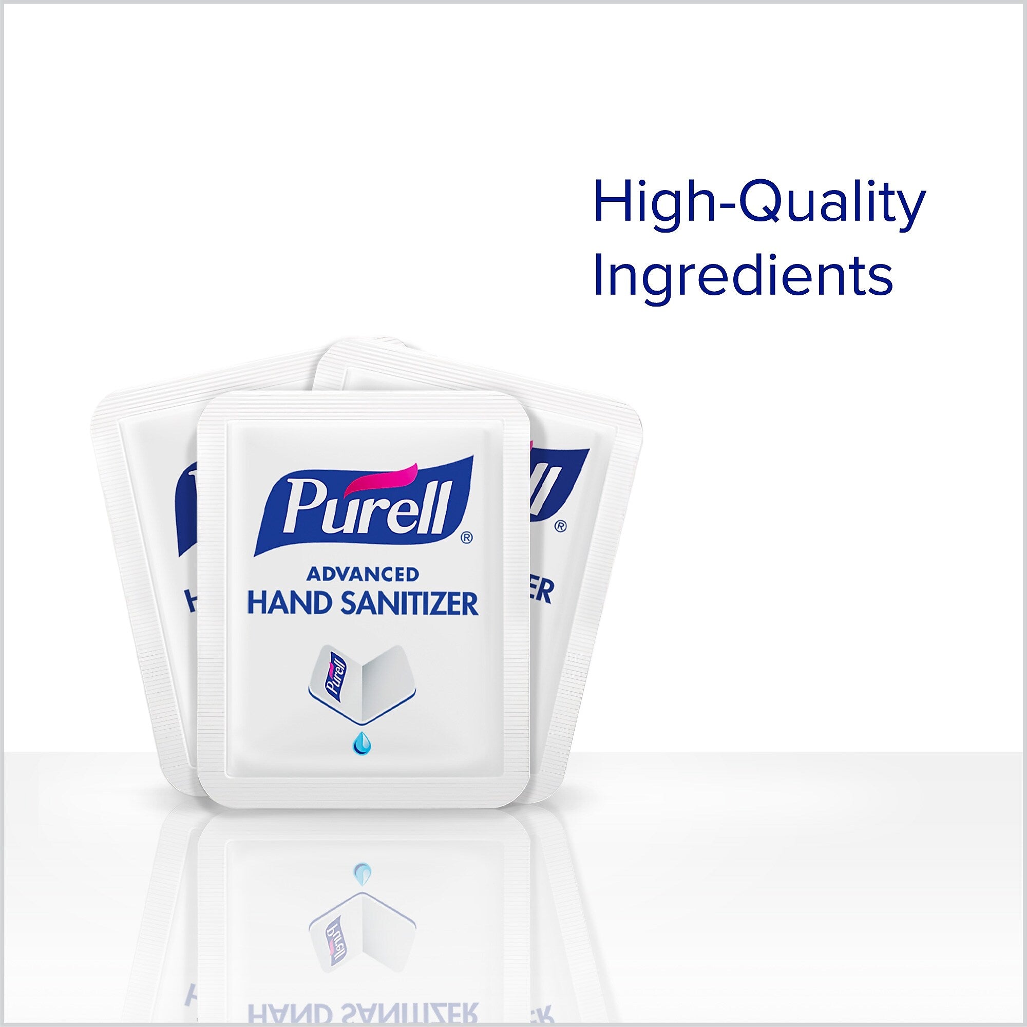 PURELL SINGLES 70% Alcohol Gel Hand Sanitizer, 2,000/Carton