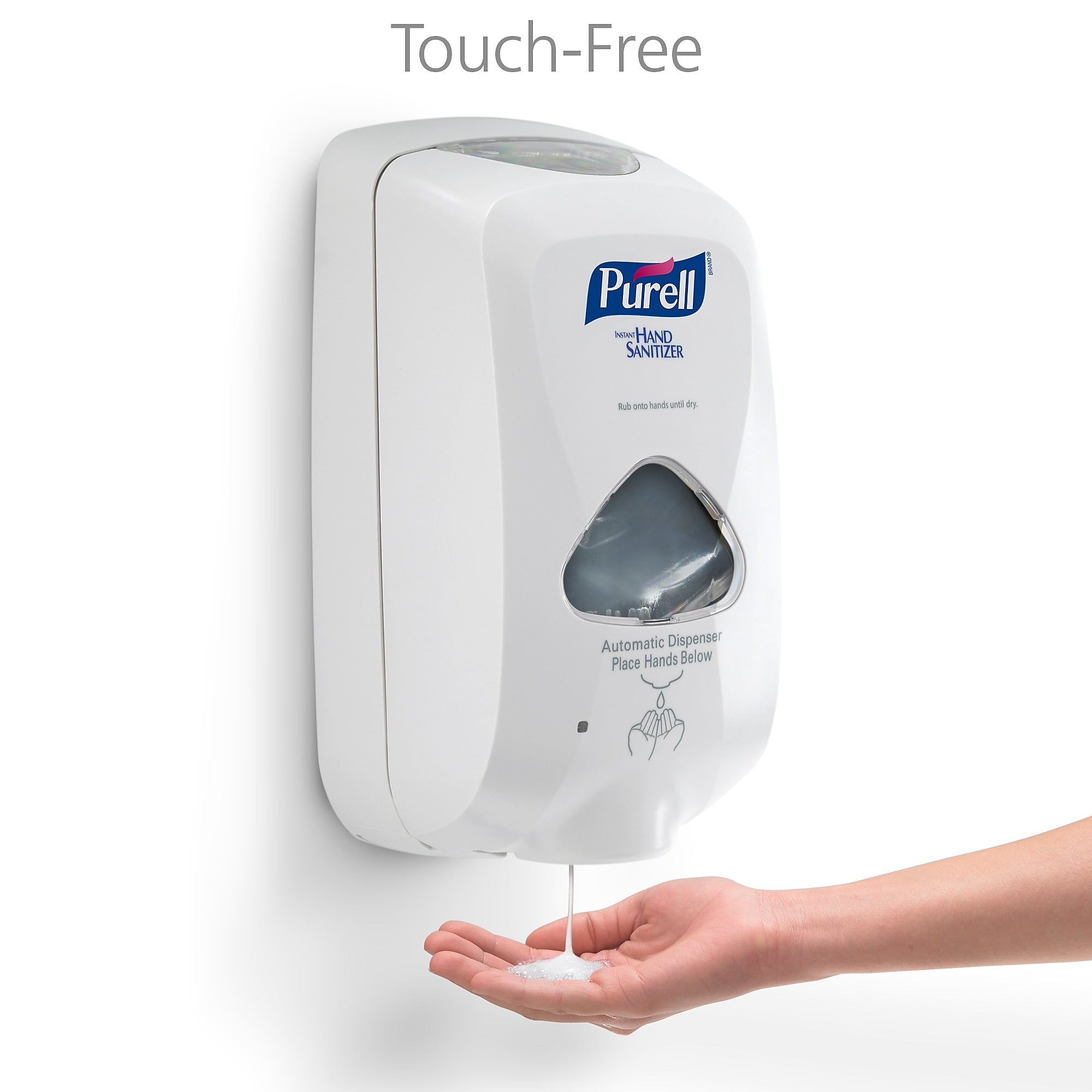 Purell TFX Automatic Wall Mounted Hand Sanitizer Dispenser, Dove Gray