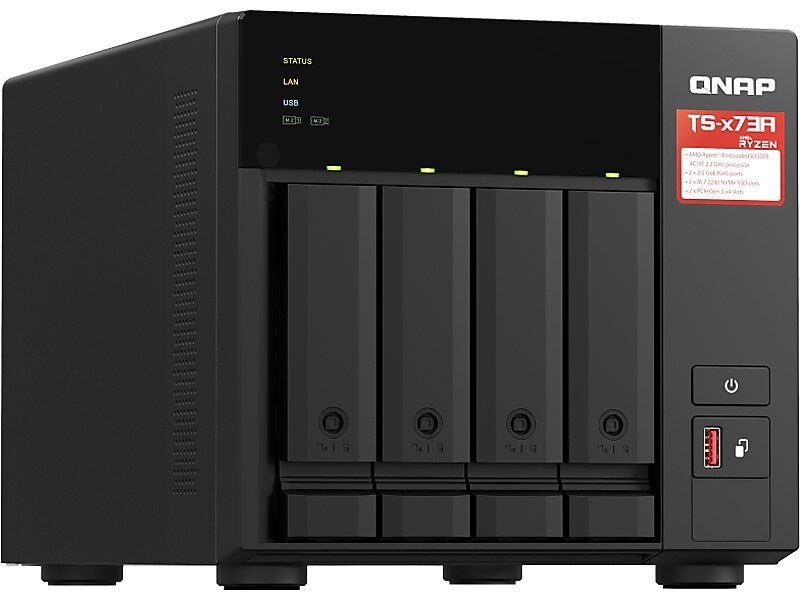 Qnap 4-Bay Diskless External NAS, Black
