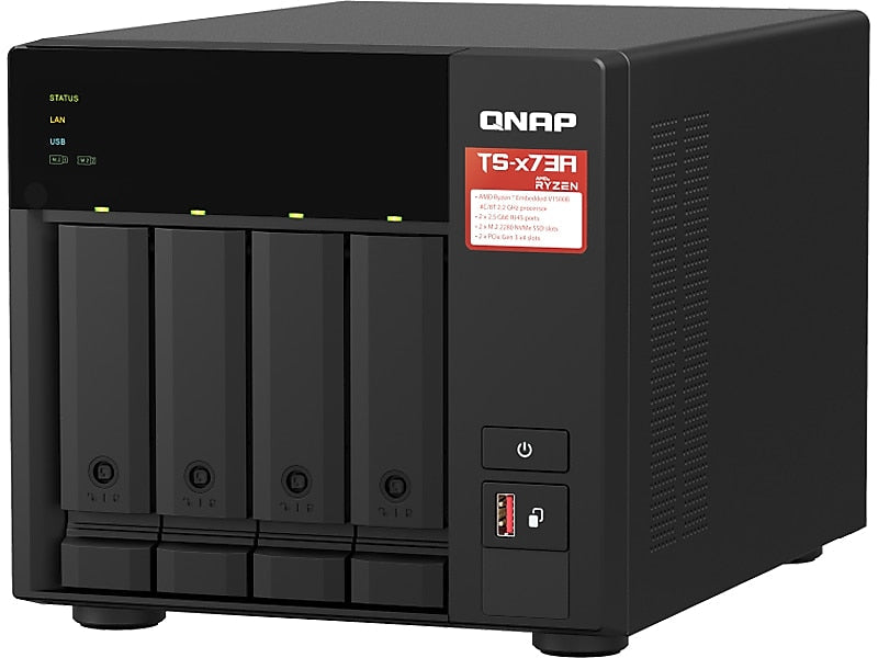 Qnap 4-Bay Diskless External NAS, Black