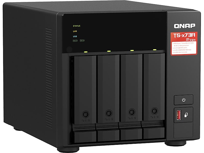 Qnap 4-Bay Diskless External NAS, Black