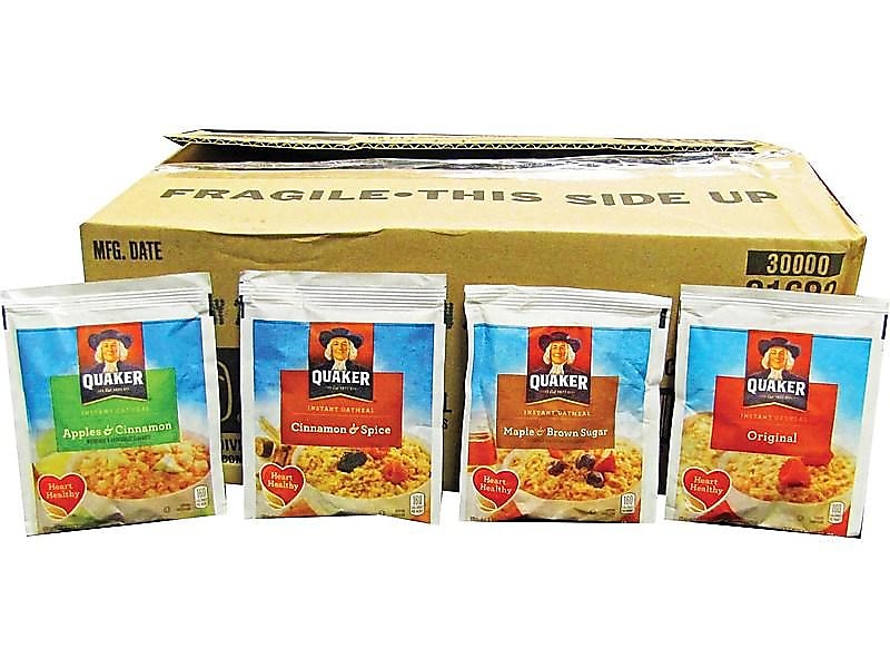 Quaker Variety Oatmeal, 1.51 oz., 64/Carton