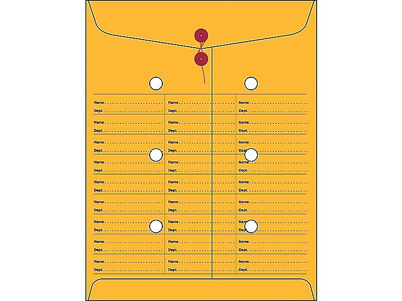 Quality Park Button & String Inter-Departmental Envelopes, 10