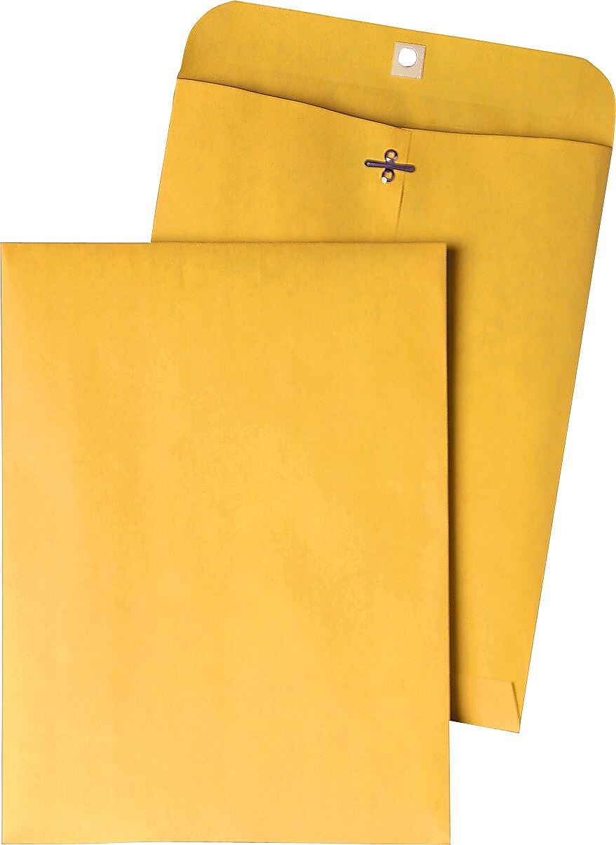 Quality Park Clasp Kraft Catalog Envelope, 9 1/2