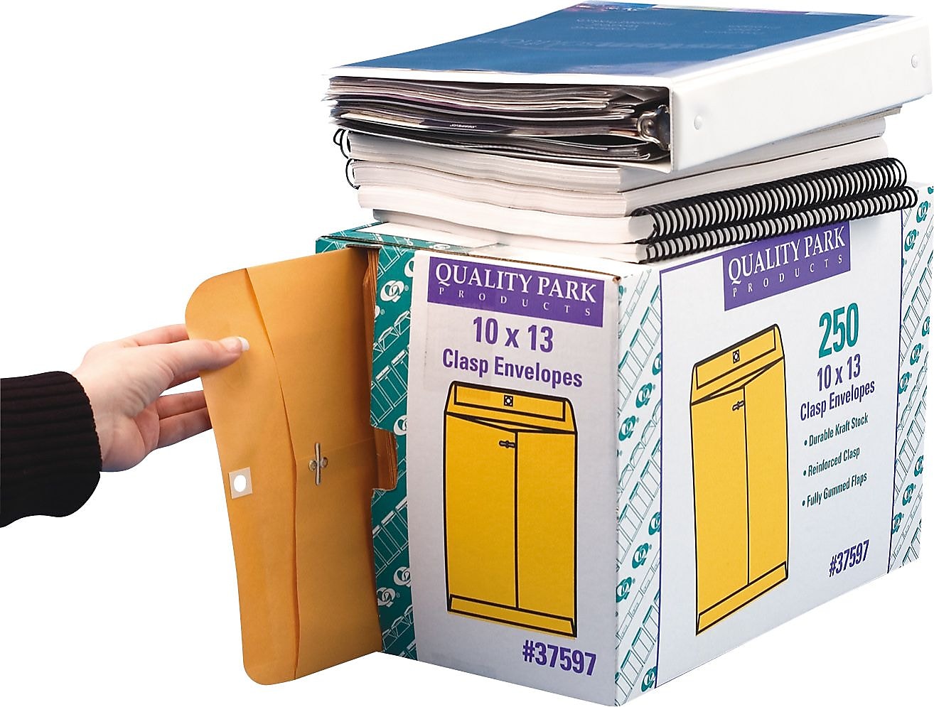 Quality Park Clasp Kraft Catalog Envelope, 9