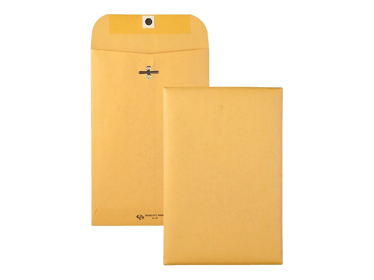Quality Park Clasp & Moistenable Glue Catalog Envelopes, 6