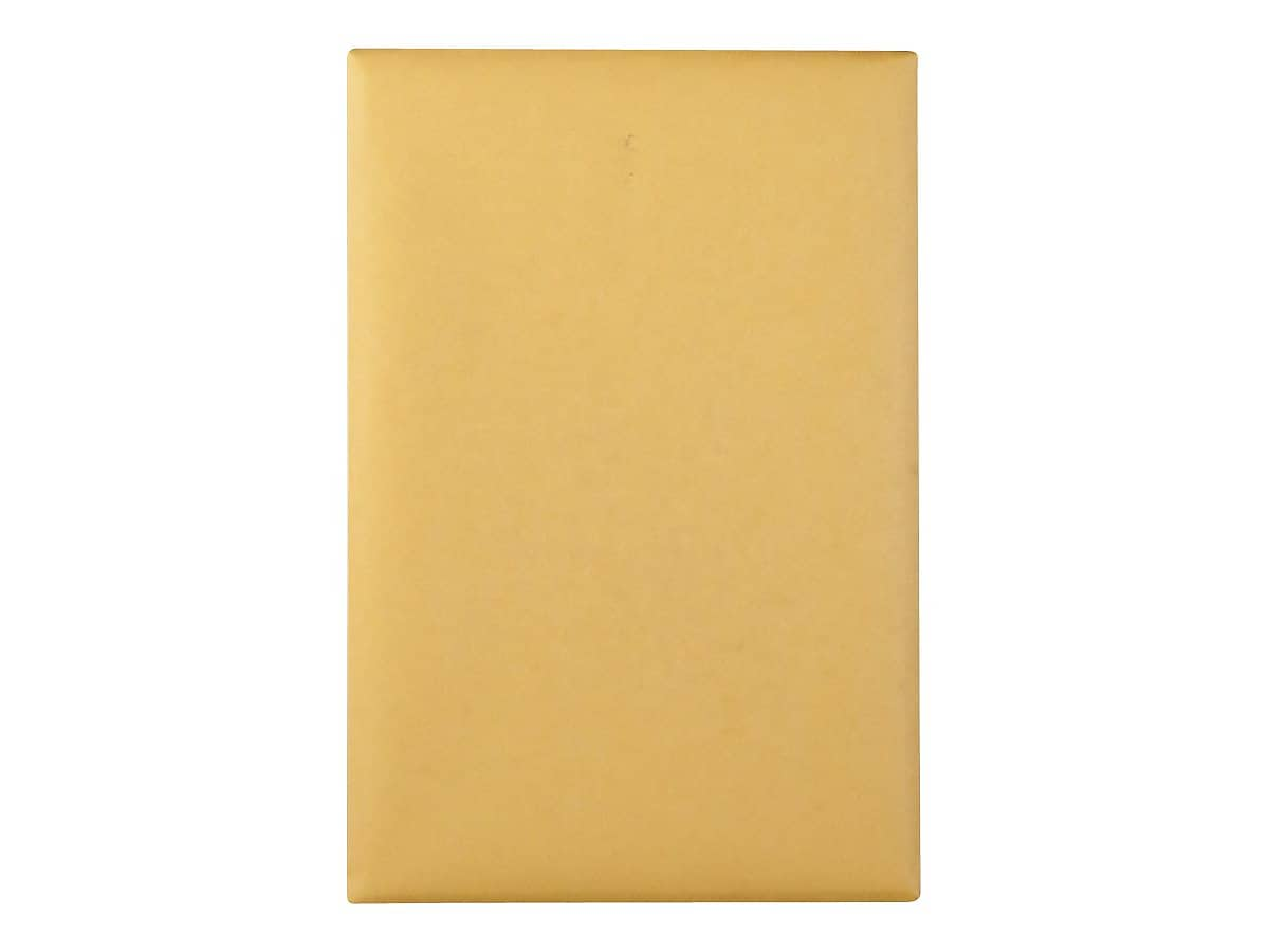 Quality Park Clasp & Moistenable Glue Catalog Envelopes, 6" x 9", Kraft, 100/Box