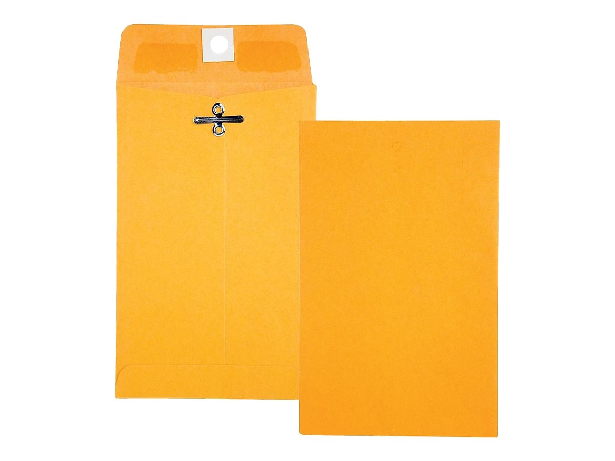 Quality Park Clasp & Moistenable Glue Kraft Catalog Envelopes, 4