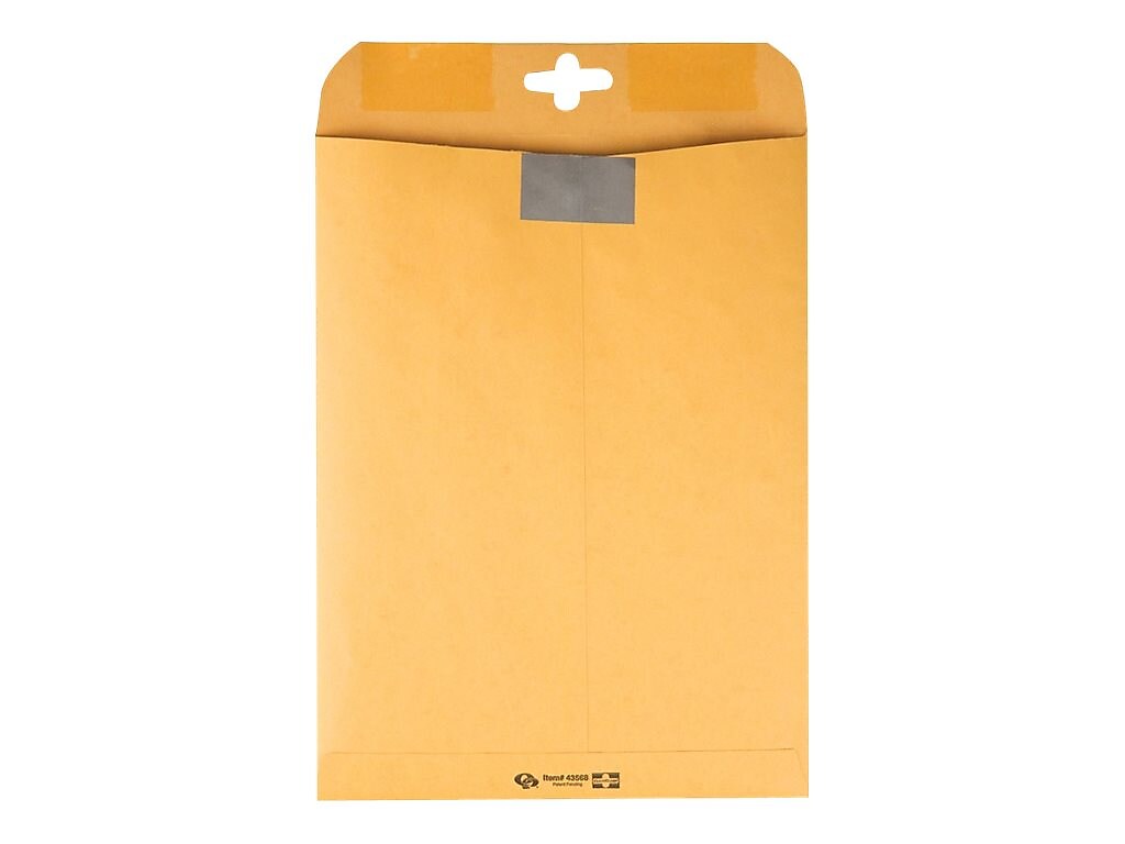 Quality Park ClearClasp Redi-Tac Kraft Catalog Envelopes, 9