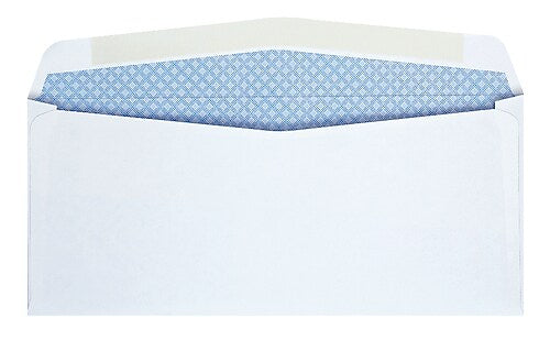 Quality Park Flap-Stik Security Tinted #10 Window Envelope, 4 1/2