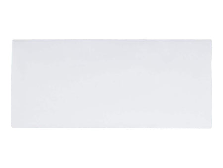 Quality Park Gummed #10 Business Envelopes, 4 1/8" x 9 1/2", White Wove, 1000/Carton