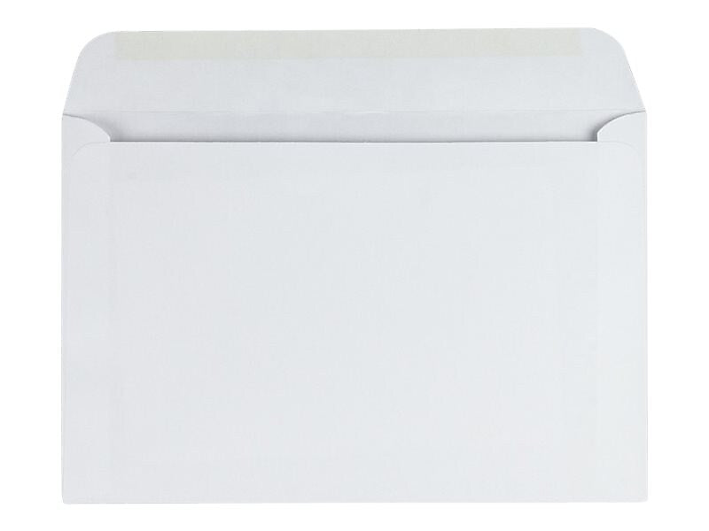 Quality Park Gummed Booklet Envelopes, 6
