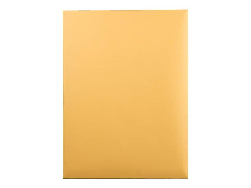 Quality Park Gummed Kraft Catalog Envelopes, 9" x 12", Kraft, 250/Box