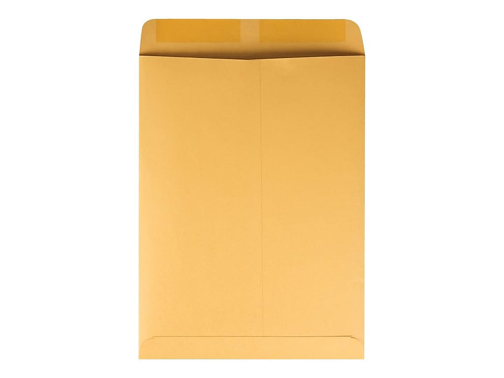 Quality Park Gummed Kraft Catalog Envelopes, 9
